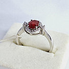 Серьги из серебра с фианитами TEOSA R-DRGR00768-RB, фото 2