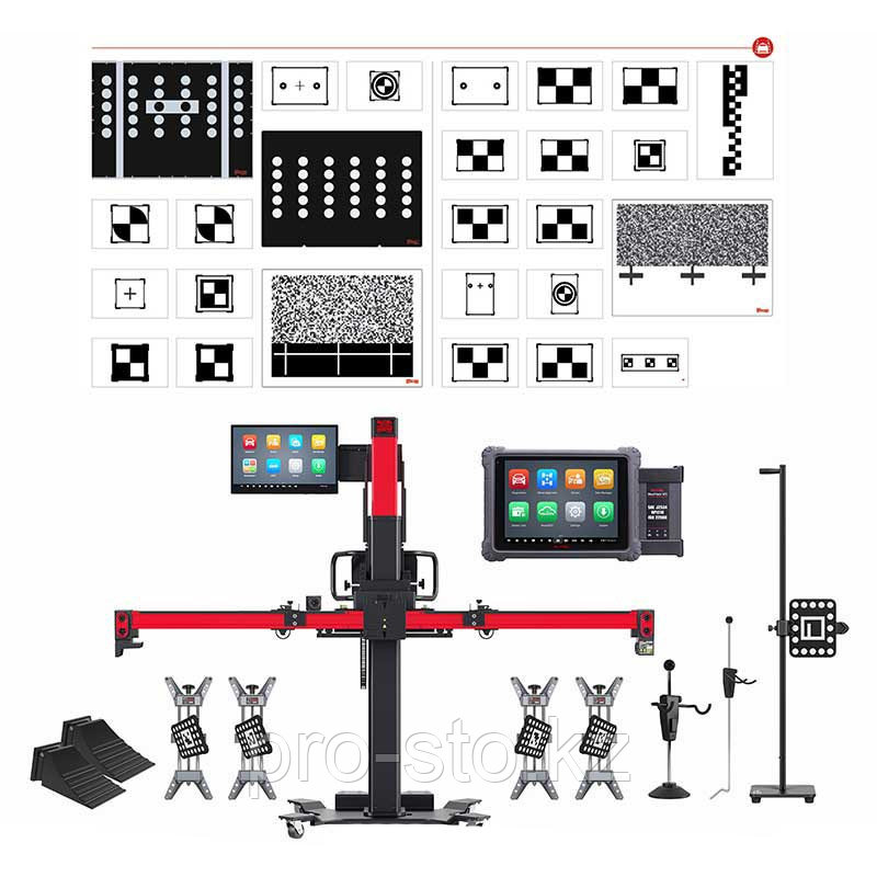 Autel MaxiSys IA900WA Стенд развал-схождения и калибровки ADAS (Полный комплект с Автосканером MaxiSys Ultra ) - фото 2 - id-p111918925