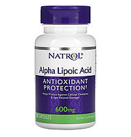 Natrol альфа-липоевая кислота, 600мг, 30 капсул
