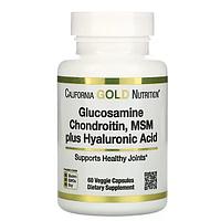 CGN, Глюкозамин, хондроитин и МСМ с гиалуроновой кислотой, 60 капсул