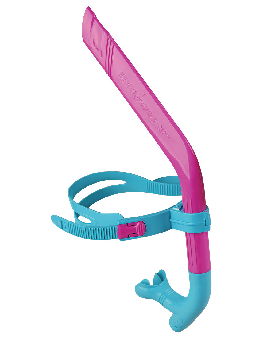 Mad Wave Трубка для плавания Swim Snorkel JR детская 5-11 лет розовая - фото 1 - id-p48439792