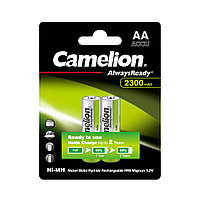 Аккумулятор CAMELION AlwaysReady Rechargeable Ni-MH NH-AA2300ARBP2 2 шт. в блистере