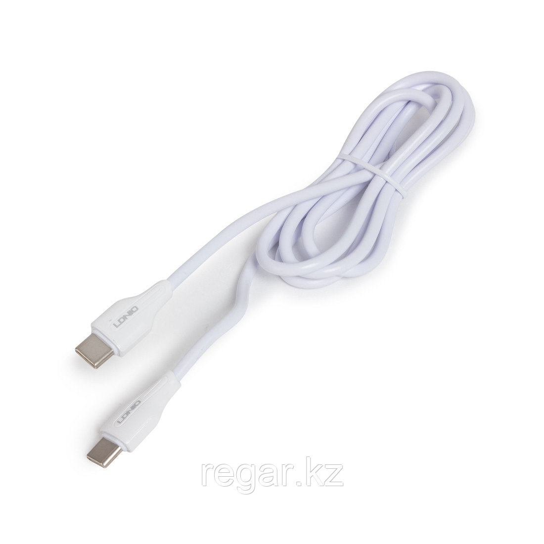 Интерфейсный кабель LDNIO Type-C to Type-C LC121-C 1м 65W Белый - фото 2 - id-p111925372