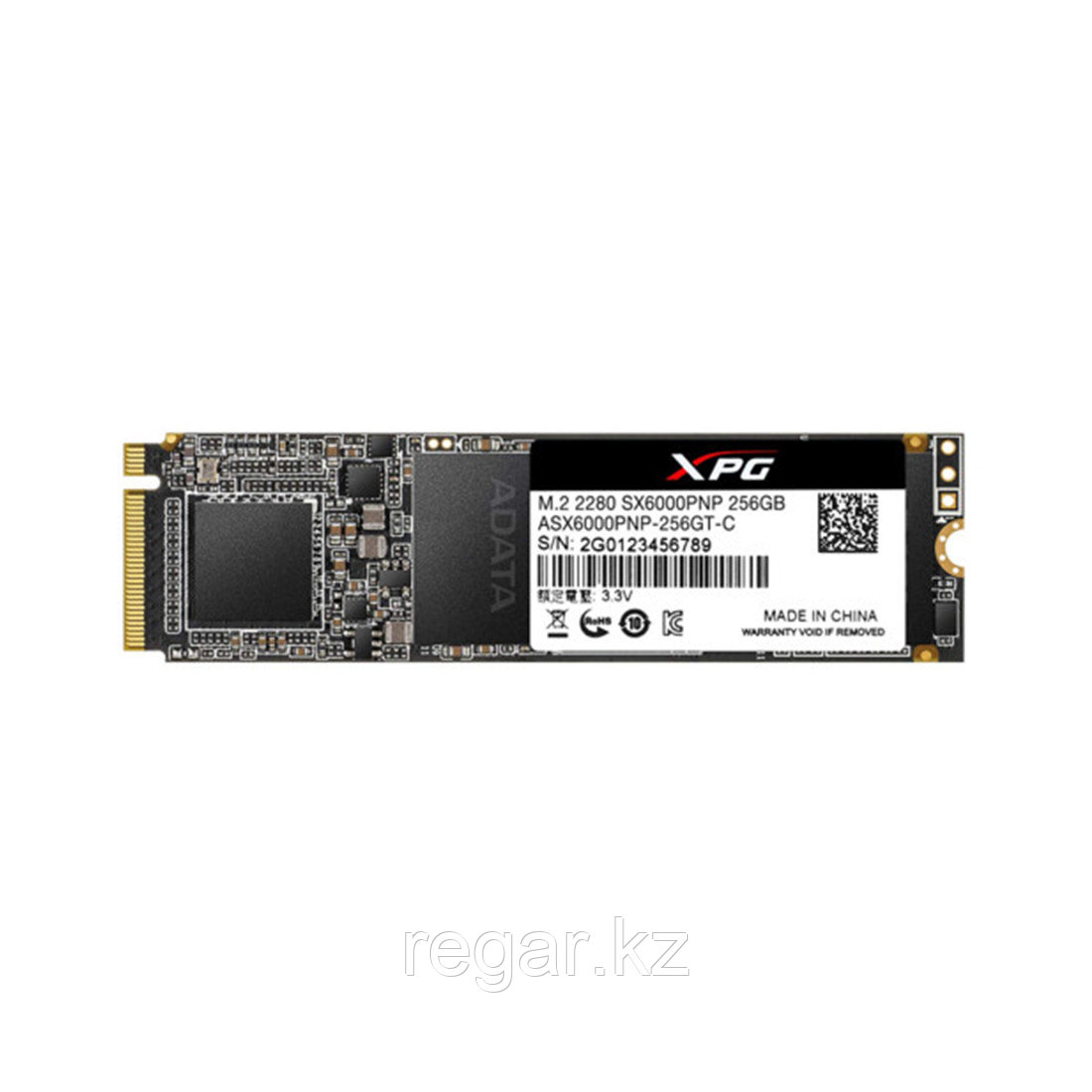 Твердотельный накопитель SSD ADATA XPG SX6000PNP 256GB M.2 - фото 1 - id-p111929918
