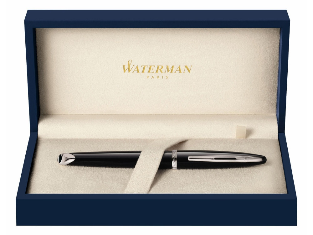 Перьевая ручка Waterman Carene, цвет: Black ST, перо: F или М чернила: blue - фото 3 - id-p111932381