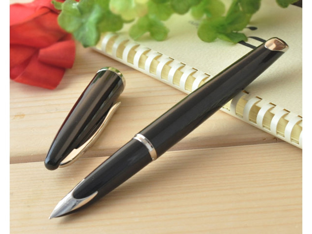 Перьевая ручка Waterman Carene, цвет: Black ST, перо: F или М чернила: blue - фото 4 - id-p111932381