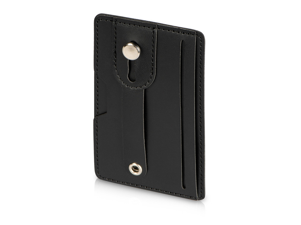 Картхолдер для телефона с держателем и защитой RFID Lokky, черный - фото 1 - id-p111932386