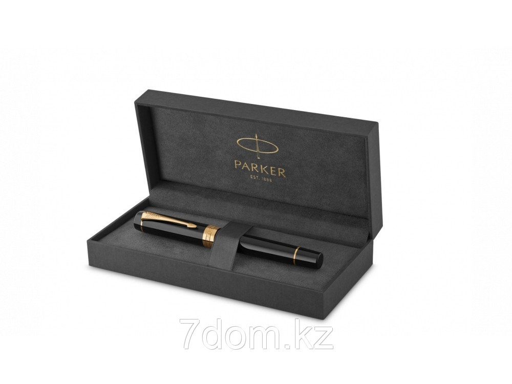 Перьевая ручка Parker Duofold Classic Centennial Black GT стержень: M, цвет чернил: black, в подарочной - фото 3 - id-p111932433