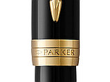 Перьевая ручка Parker Duofold Classic Centennial, Black GT, перо: F, фото 6