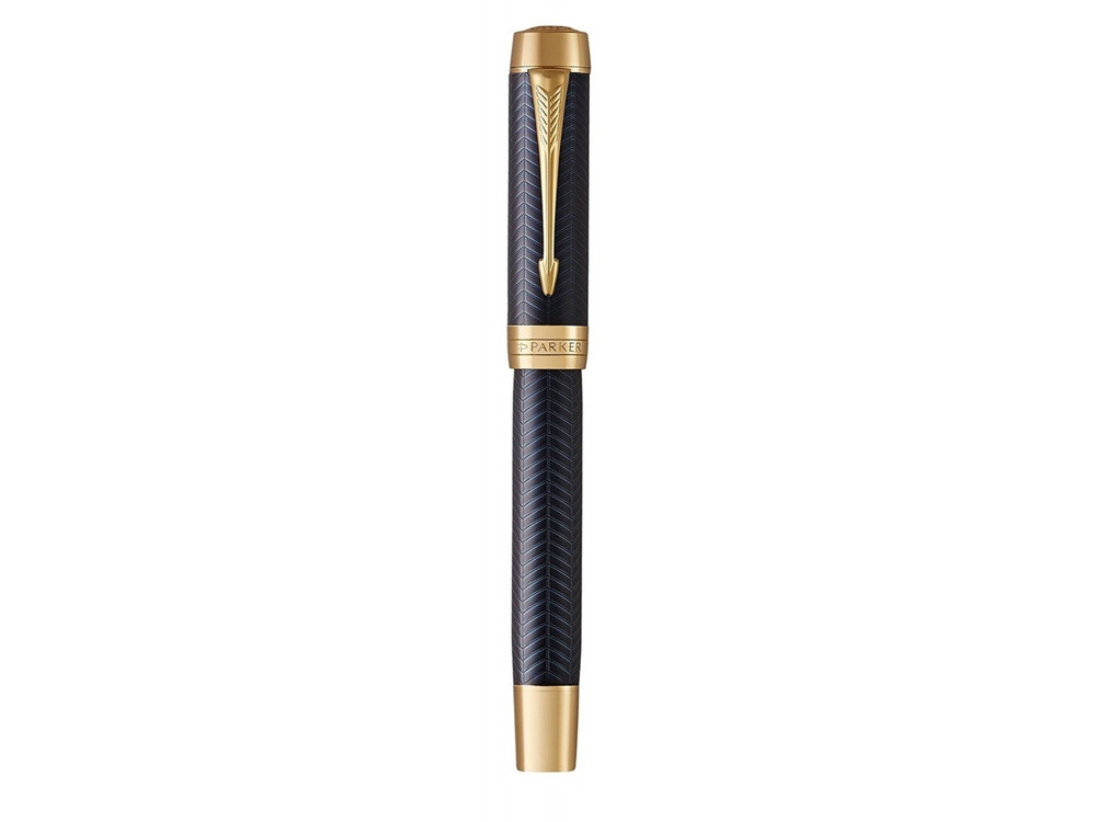 Перьевая ручка Parker Duofold Prestige Centennial, Blue Chevron GT Foutain Pen Fine, перо: F, цвет чернил: - фото 3 - id-p111932435