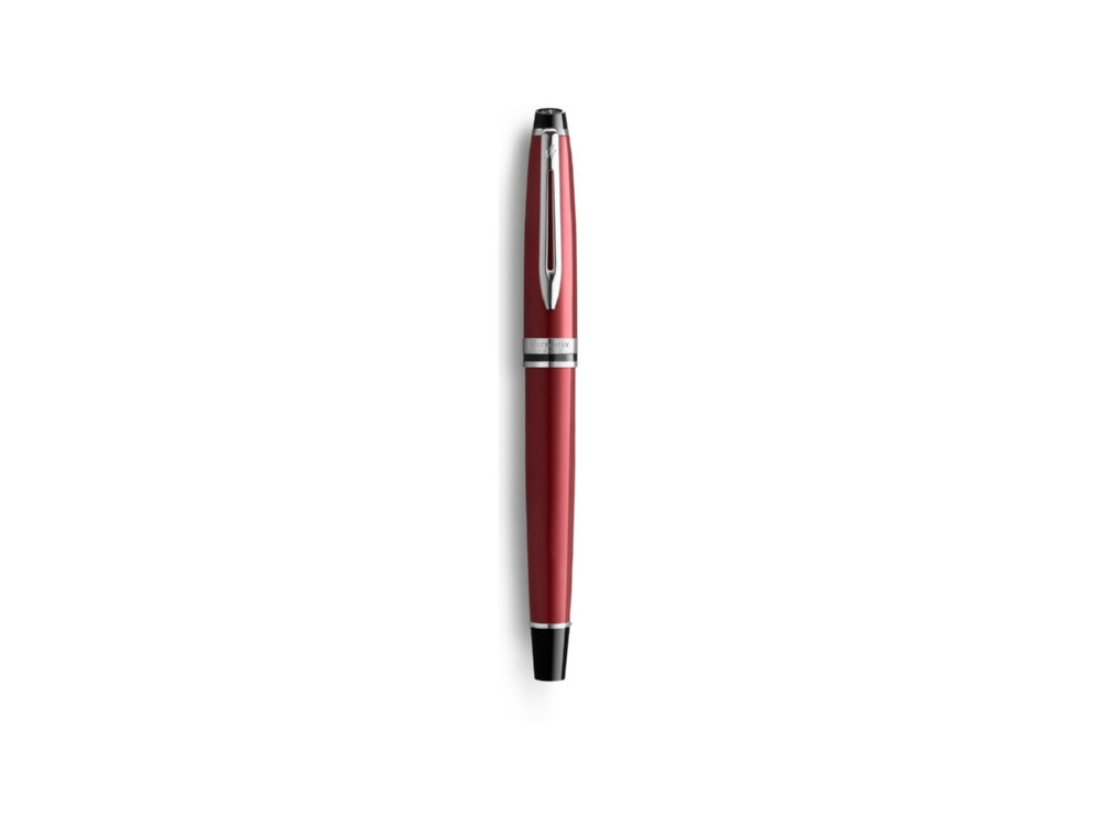 Перьевая ручка Waterman Expert Dark Red Lacquer CT Black, перо: M, цвет чернил: blue. - фото 3 - id-p111932444