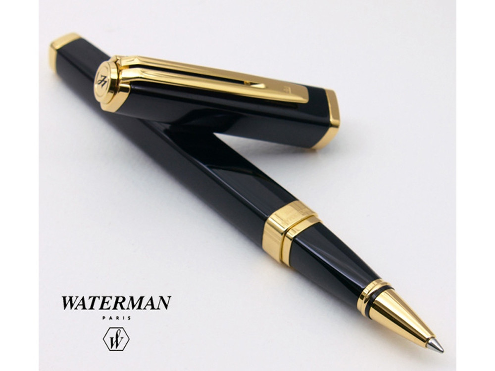 Перьевая ручка Waterman Exception, цвет: Slim Black GT, перо: F - фото 6 - id-p111932449