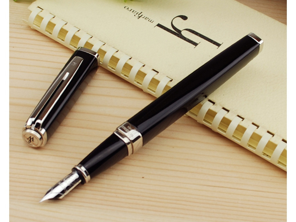 Перьевая ручка Waterman Exception, цвет: Slim Black ST, перо: F (FF) - фото 2 - id-p111932450