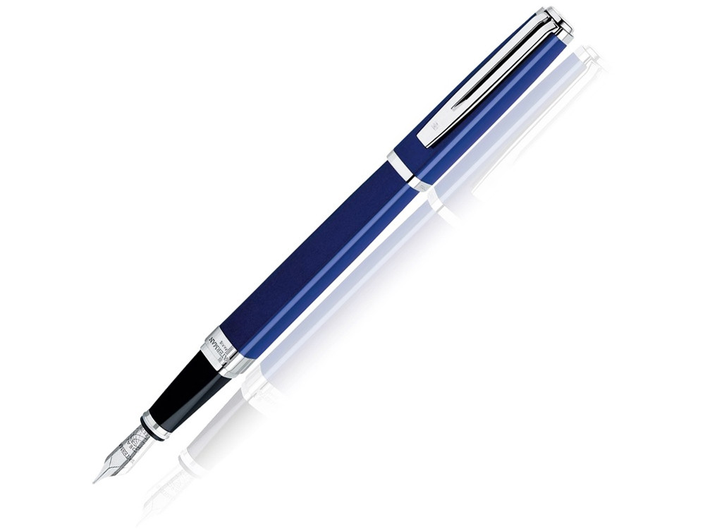 Перьевая ручка Waterman Exception, цвет: Slim Blue ST, перо: F - фото 1 - id-p111932451