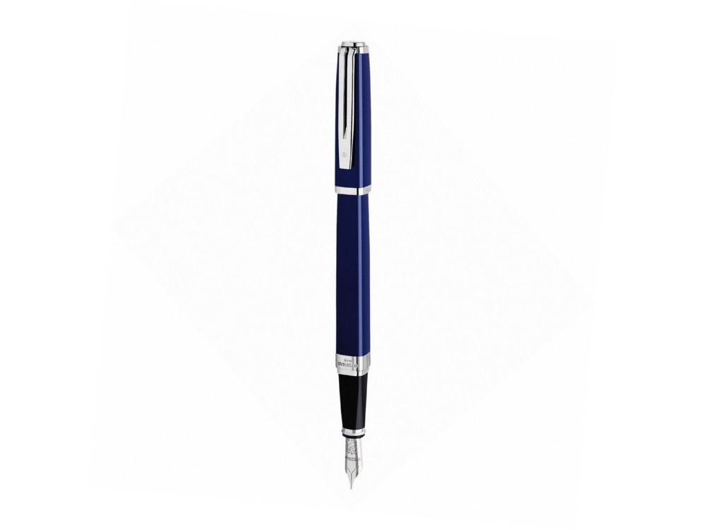 Перьевая ручка Waterman Exception, цвет: Slim Blue ST, перо: F - фото 2 - id-p111932451