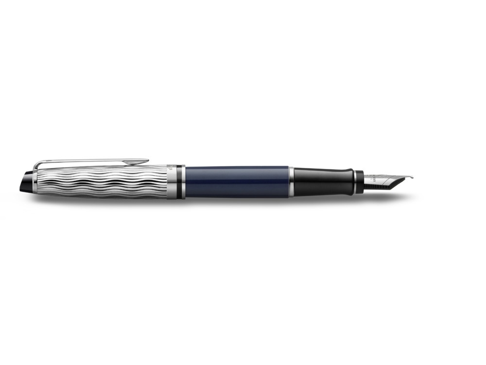 Перьевая ручка Waterman Expert22 SE deluxe Blue CT, перо: F, цвет: Blue, в подарочной упаковке - фото 8 - id-p111932453