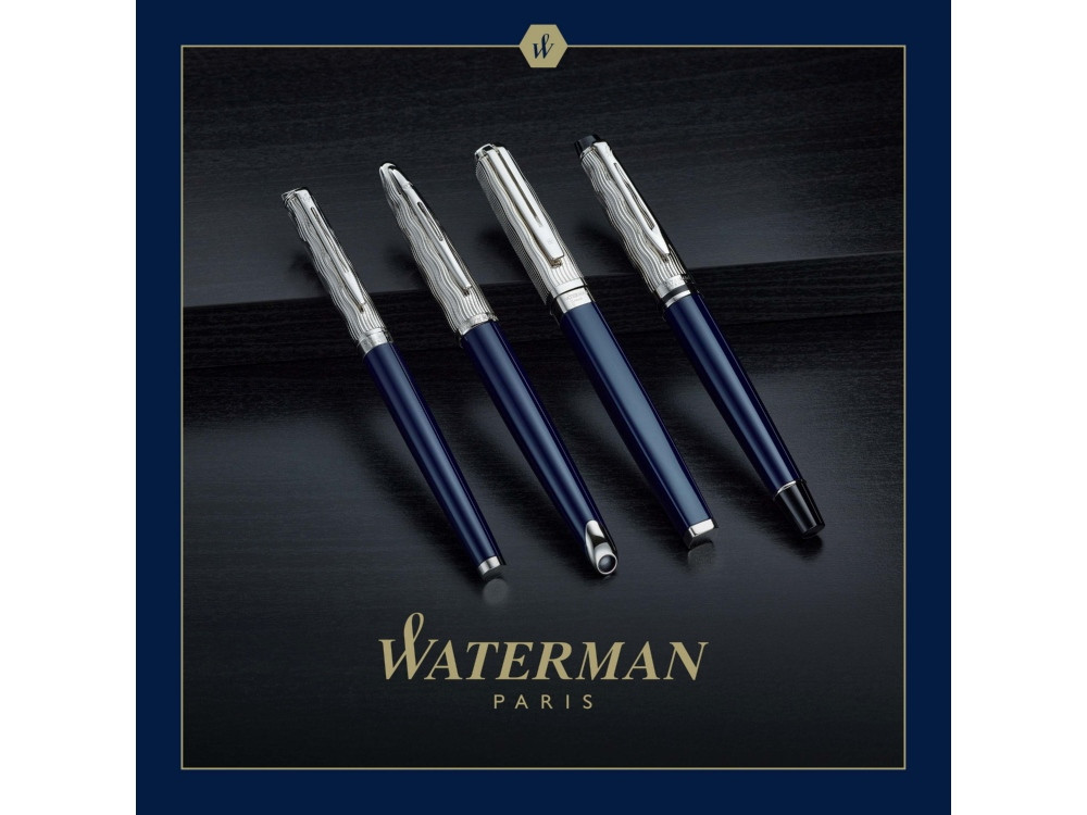 Перьевая ручка Waterman Expert22 SE deluxe Blue CT, перо: F, цвет: Blue, в подарочной упаковке - фото 9 - id-p111932453