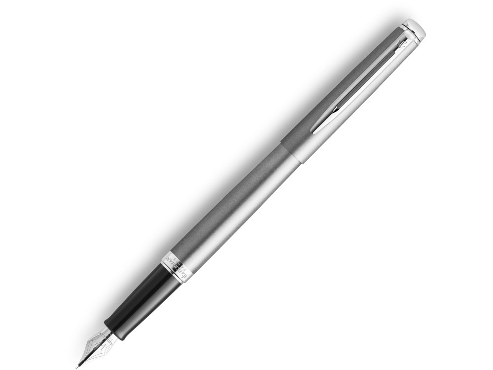Перьевая ручка Waterman Hemisphere Entry Point Stainless Steel matte в подарочной упаковке - фото 1 - id-p111932463