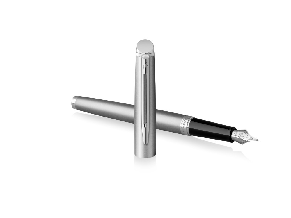 Перьевая ручка Waterman Hemisphere Entry Point Stainless Steel matte в подарочной упаковке - фото 3 - id-p111932463