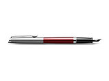 Перьевая ручка Waterman Hemisphere Entry Point Stainless Steel with Red Lacquer в подарочной упаковке, фото 5