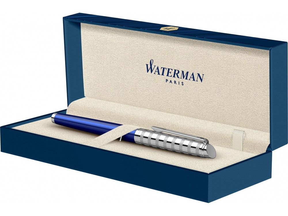 Перьевая ручка Waterman Hemisphere French riviera Deluxe BLU LOUNGE в подарочной коробке - фото 4 - id-p111932469