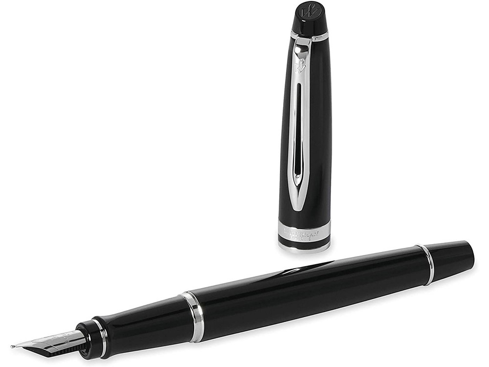 Подарочный набор Waterman Expert с перьевой ручкой и чехлом Black CT перо M - фото 2 - id-p111932476
