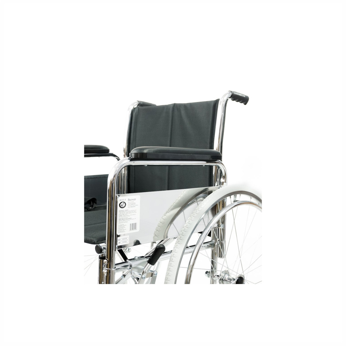 Кресло-коляска Beewen® FS901-49 PU, съемные подлокотники, шир.сиденья 49см - фото 4 - id-p111933492