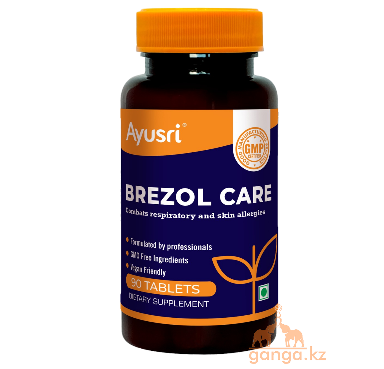 Бризоль кейр при заболеваниях дыхательных путей (Bresol care AYUSRI), 90 таб