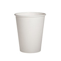 Стакан бумажный 300мл для горячих напитков, белый, 50 шт/уп