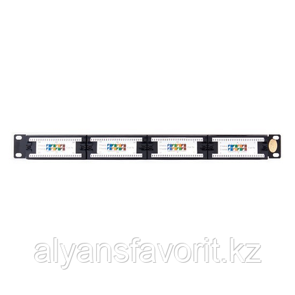 Патч панель 24-port SHIP P197-24, RJ-45, 19", 1U, Cat. 5e, фото 2