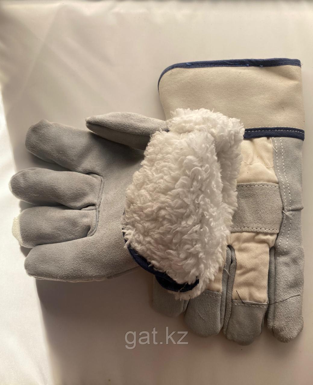 Перчатки KAZAT спилковые утепленные - фото 2 - id-p111958547