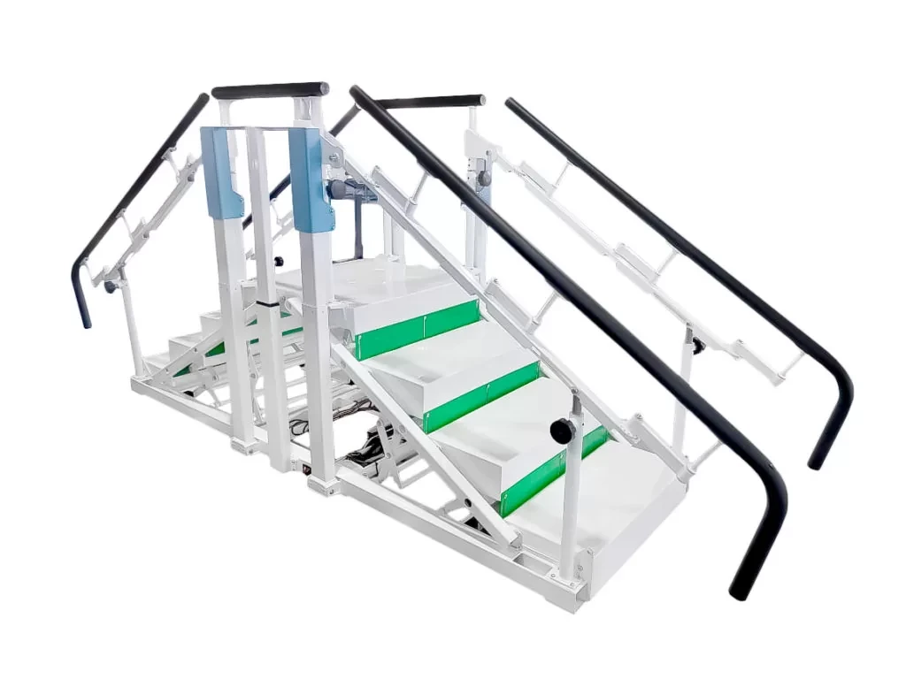 Тренажер в виде параллельных брусьев для тренировки ходьбы «Орторент Carmina»: модель «Брусья-лестница» с регу - фото 2 - id-p111942641
