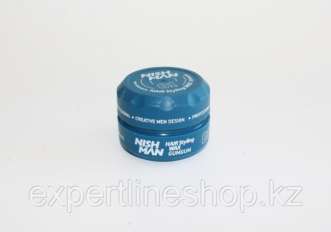 Воск на водной основе "NISHMAN Hair Styling Wax - 01 Gumgum" средней фиксации 30 мл, фото 2