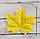 Искусственные листья клена желтые 14*14см 24шт, фото 2