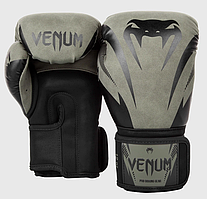 Боксерские перчатки Venum Impact KHK/BLK - 10 Oz