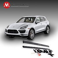Выдвижные электрические пороги для Porsche Cayenne 2011-2017