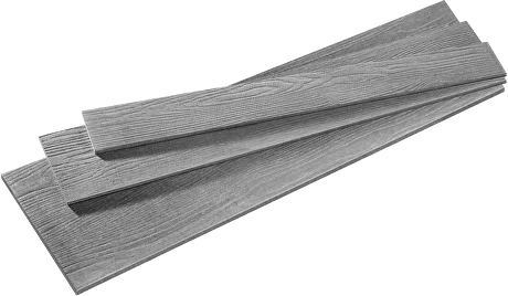 Сайдинг фиброцементный  3000x100x8мм серый, под покраску, фото 2