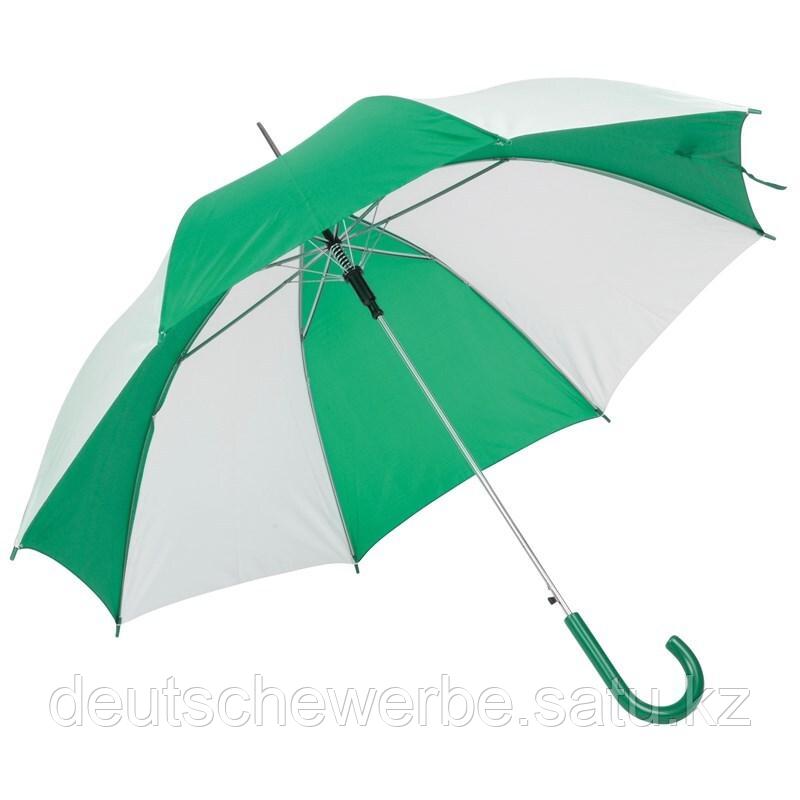 Зонтик- трость DISCO & DANCE (Белый/Зелёный)