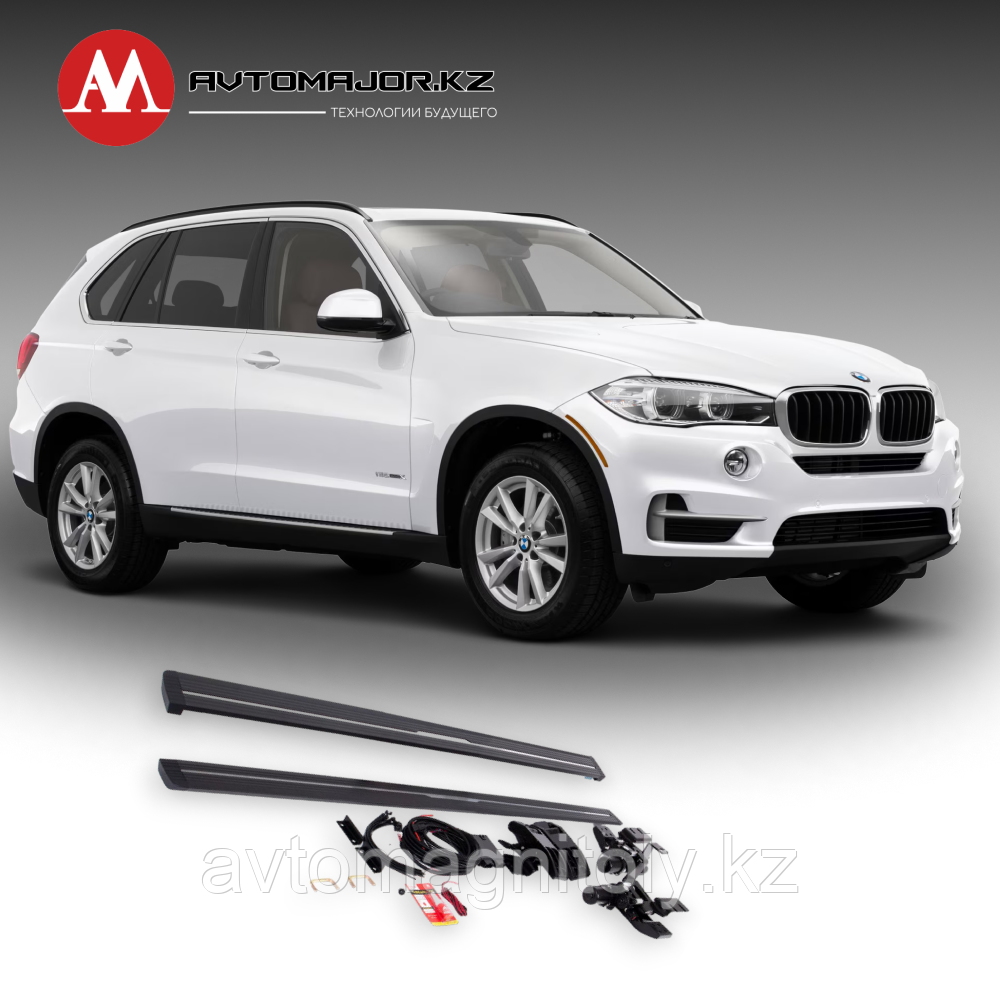 Выдвижные электрические пороги для BMW X5 2010-2018