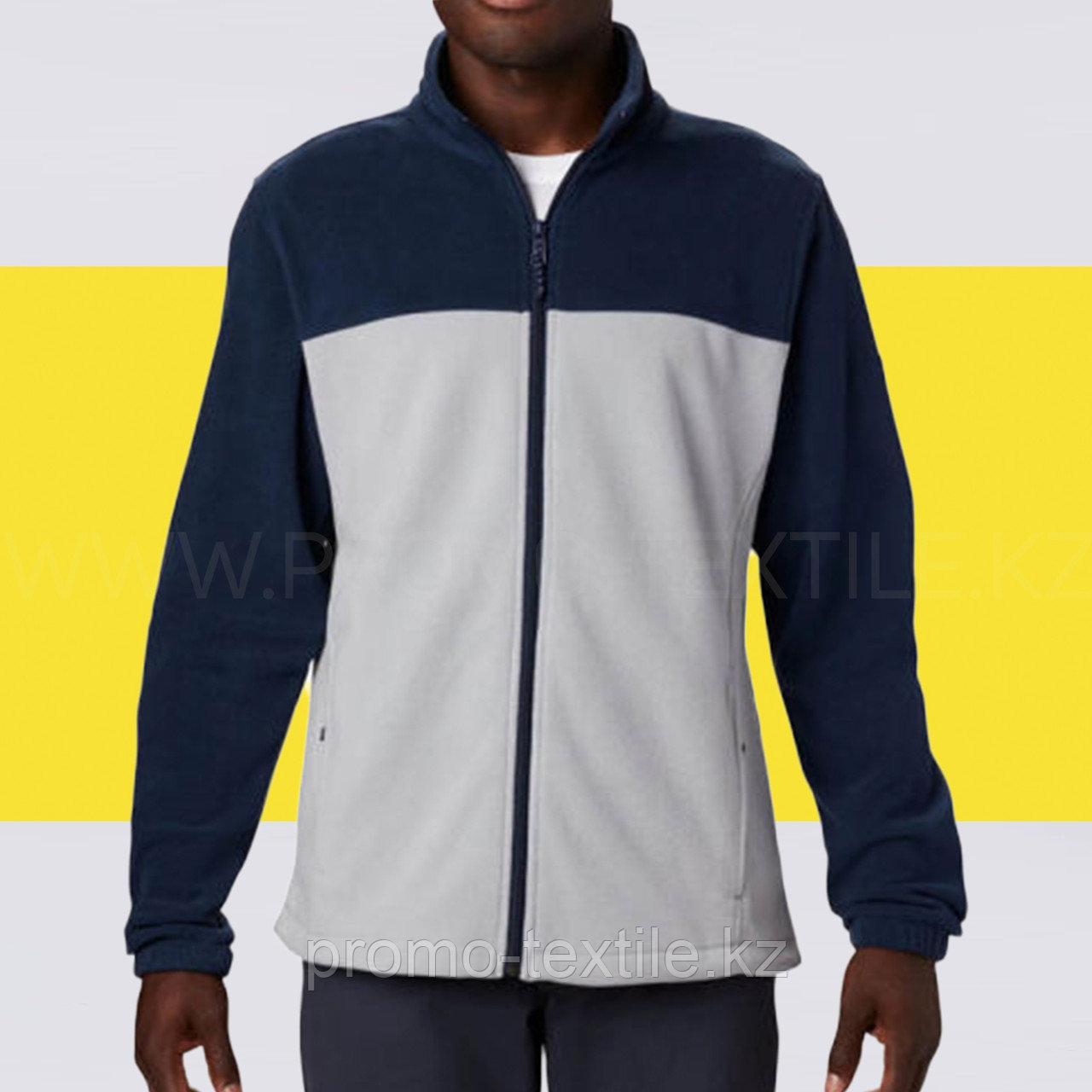 Флисовая кофта комбинированный | Джемпер флисовый