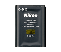 Батарея аккумуляторная  Nikon EN-EL23 (ДУБЛИКАТ)