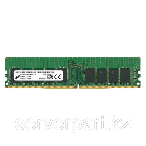 ОЗУ для сервера Micron 16GB DDR4 3200 (PC4-25600) RDIMM DRx8 ECC