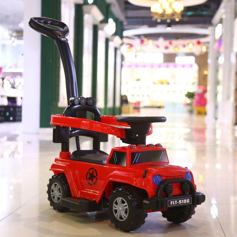 Толокар Jeep с поворотной ручкой FLT - 5186 (красный) - фото 1 - id-p111972763