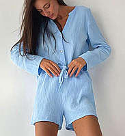 Пижама голубой 2S5007B (L)