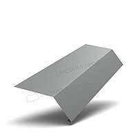 Металл Профиль Планка карнизная 100х69х2000 NormanMP (ПЭ-01-9006-0.5)