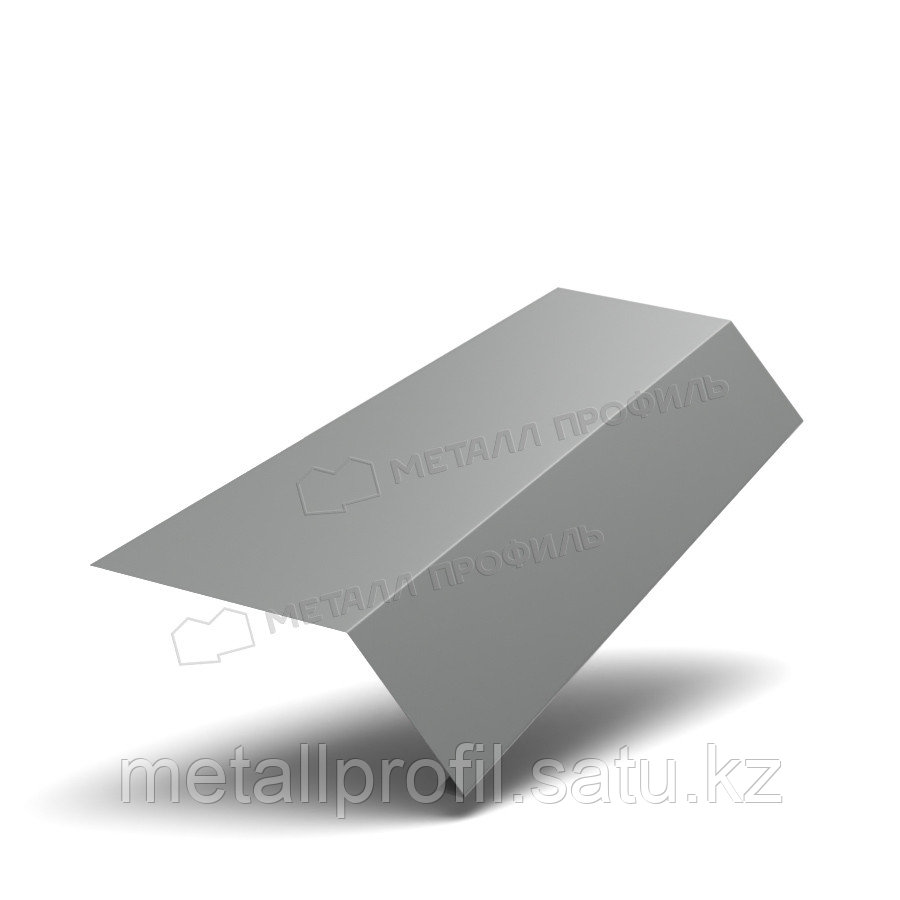Металл Профиль Планка карнизная 100х69х2000 NormanMP (ПЭ-01-9006-0.5) - фото 1 - id-p108543140