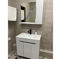 Комплект мебели для ванной Флоренс 90 см (тумба + зеркало)