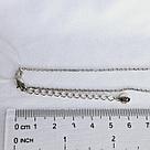 Колье из серебра с бриллиантами SOKOLOV 87070012 покрыто  родием, фото 3