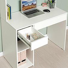 Компьютерный стол Комфорт 100х50 см, белый, фото 2
