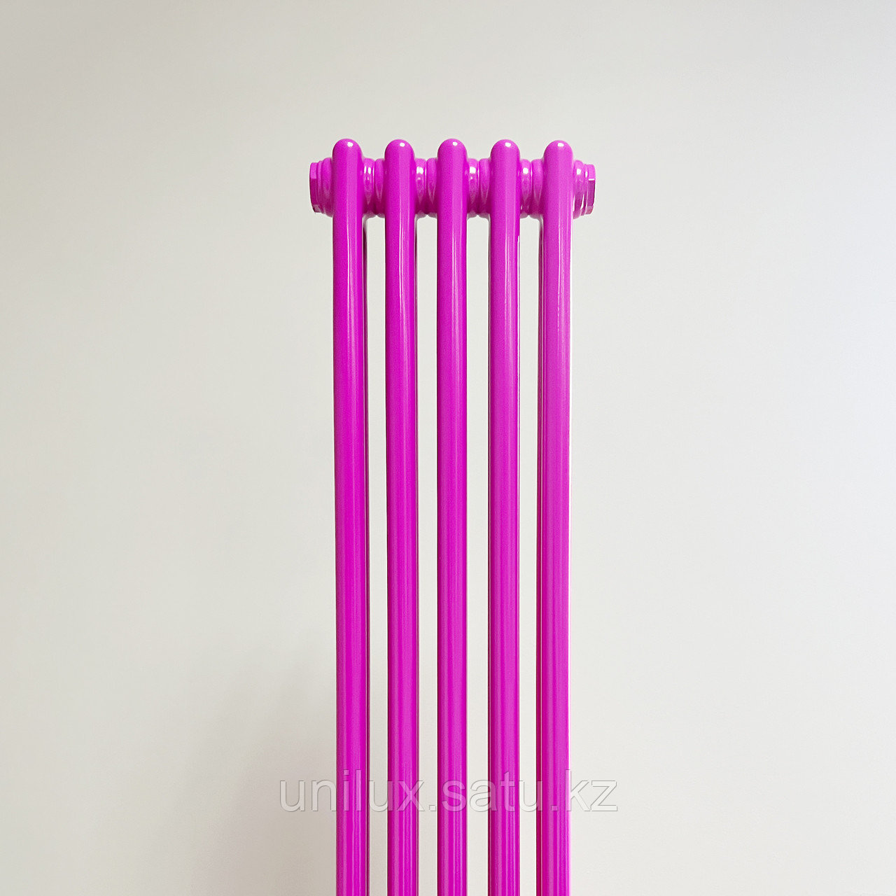 Радиатор 2x-трубчатый дизайнерский Unilux, 180см, 5 секций, 10 м², фиолетовый матовый - фото 7 - id-p111978223